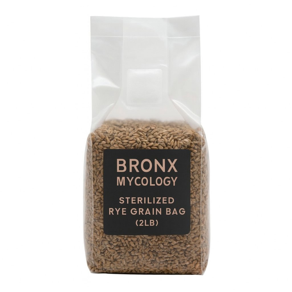 Sterilized Rye Grain Bag (2lb)